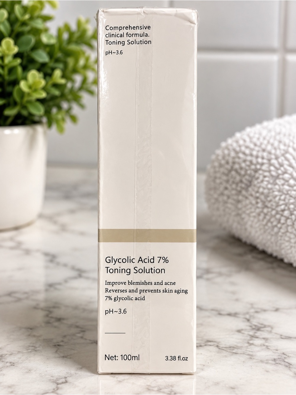 Glycolic Acid 7% Toning Solution 100ml 3.38 fl oz NEW Factory Sealed